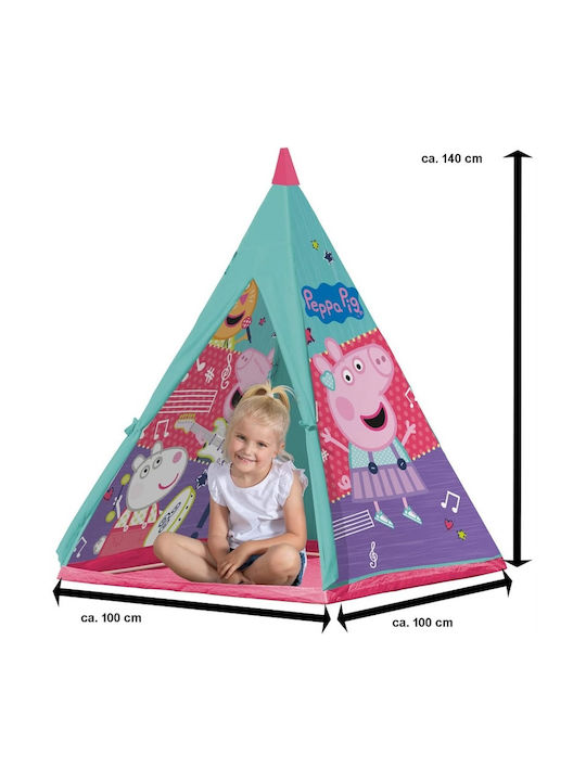 John Kids Indian Teepee Play Tent Peppa Pig for 3+ years Multicolour