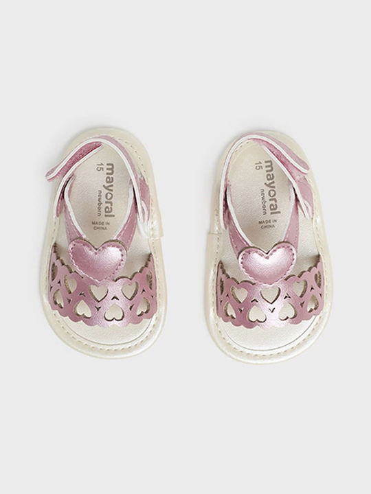 Mayoral Soft Sole Baby Sandals Pink