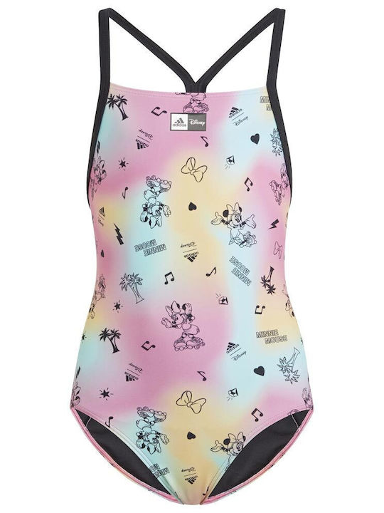 Adidas Παιδικό Ολόσωμο Μαγιό X Disney Minnie On Roller Skates Swimsuit It8617