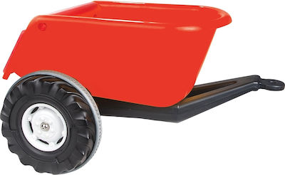 Kids Trailer Super Tractor Red