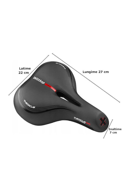 Wittkop Medicus Twin 3.0 Black Bicycle Saddle City