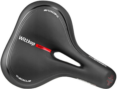 Wittkop Medicus Twin 3.0 Black City Bicycle Saddle