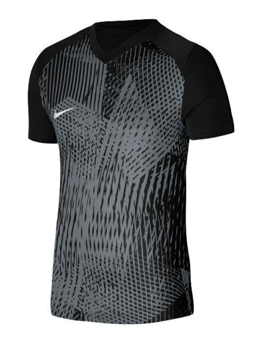 Nike Precision 6 T-shirt Bărbătesc cu Mânecă Scurtă cu Decolteu în V Negru