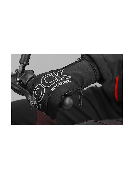 Rockbros Full Finger Cycling Gloves Black