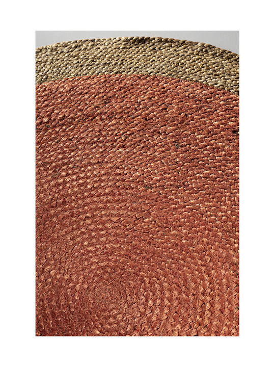 Guy Laroche Romeo Teppich Rund Sommer aus Jute Coral