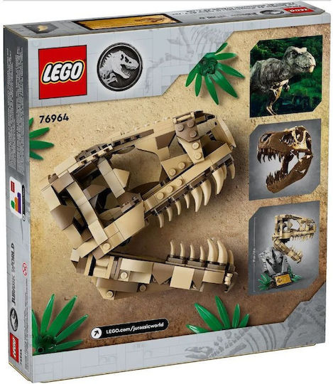 LEGO Jurassic World Dinosaur Fossils T Rex Skull for Ages 9+