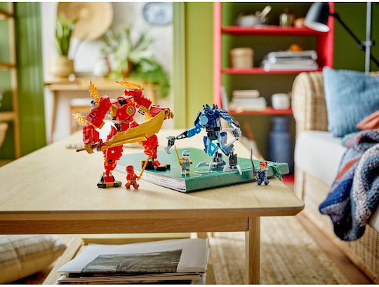 LEGO Ninjago Kai's Elemental Fire Mech for Ages 7+ 322 Pieces