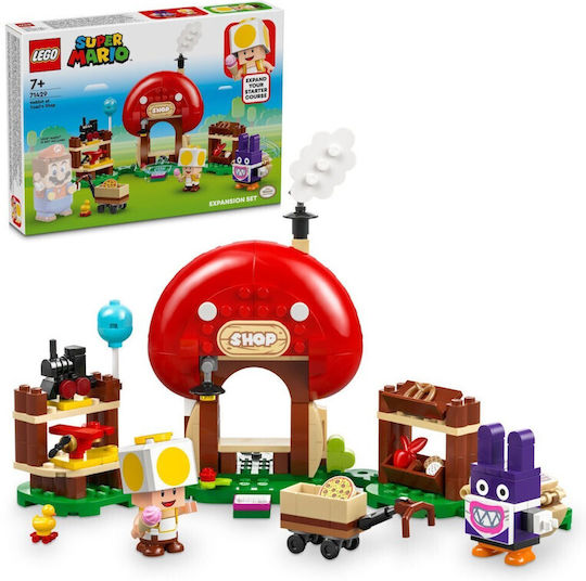 LEGO Super Mario Nabbit At Toad's Shop Expansion Set за 7+ Години 230 Бройки
