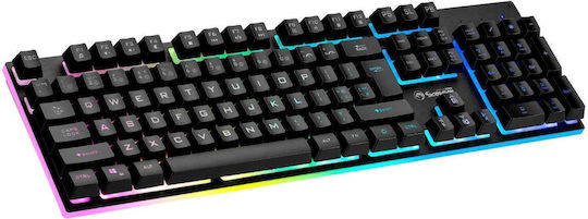 K604 Gaming Πληκτρολόγιο με RGB φωτισμό (Αγγλικό US)