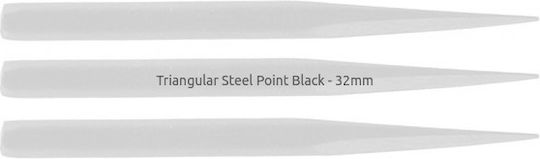 Bull's Bulls Triangular Steel Point Black Points for Darts 32mm