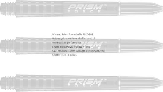 Winmau Prism Force Red Medium Stems Στελέχος για Βελάκια