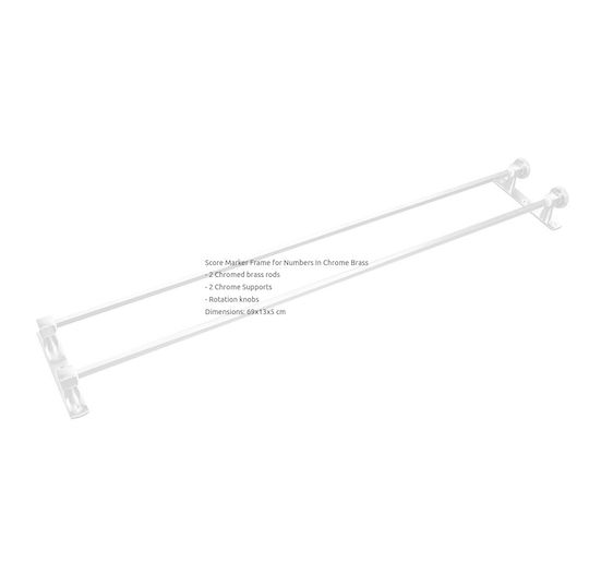 Nir Italia Support Μετρητής Σκορ Μπιλιάρδου Ασημί 1τμχ 11050