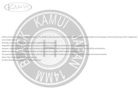 Kamui Queue-Leder Petsaki-Steak Μπιλιάρδου 1Stück 471
