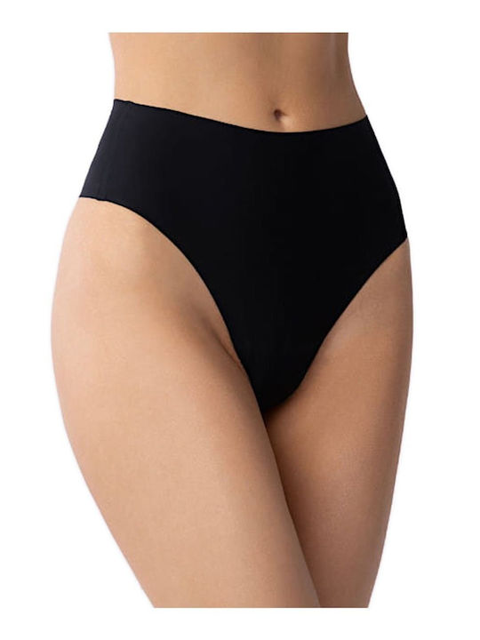 Julimex Γυναικείο String Simple Maxi Μαύρο