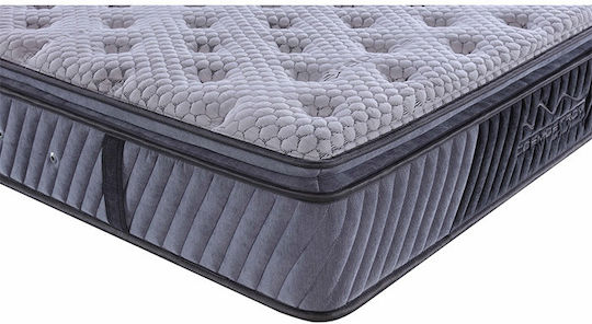 Cosmostrom Lusso Grey Single Ergonomic Mattress 100x200x30cm with Independent Springs