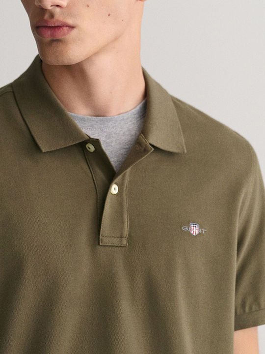 Polo Short Sleeve Blouse Olive