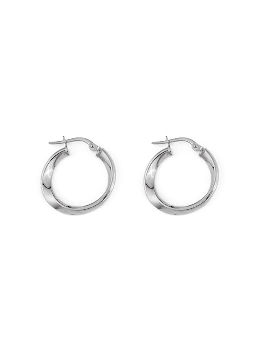 George Art Jewels Earrings Hoops made of Silver