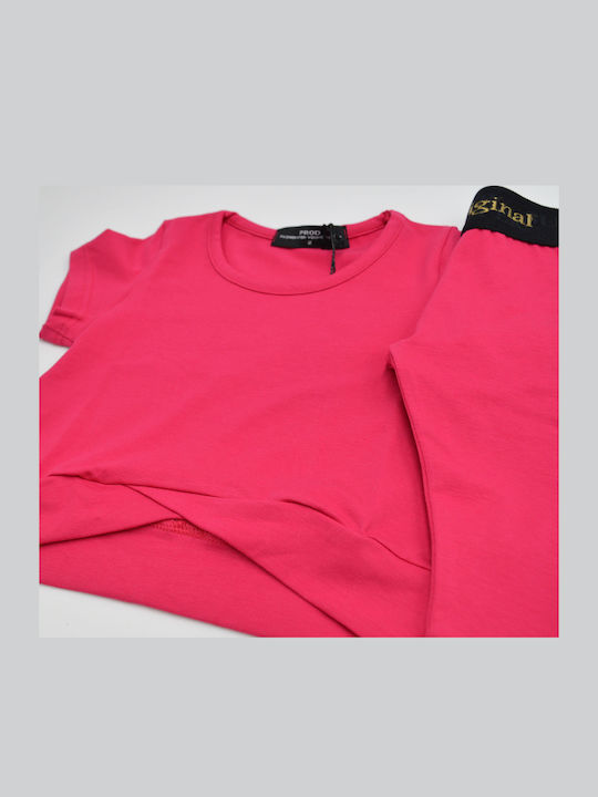 Set pentru copii cu colanți Vară 2buc Fuchsia Original