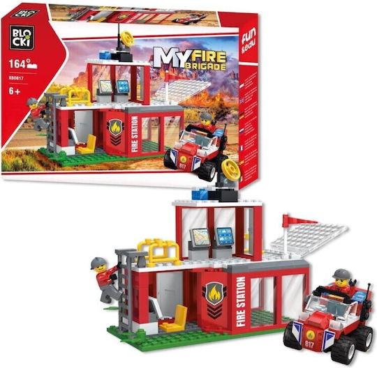 Blocki Building Blocks My Fire Brigade For 6+ Years 164 Pieces