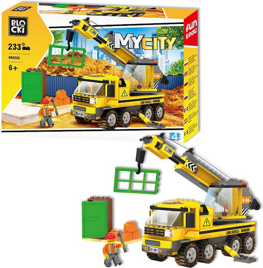 Blocki Building Blocks My City Crane for 6+ Years 233 Pieces