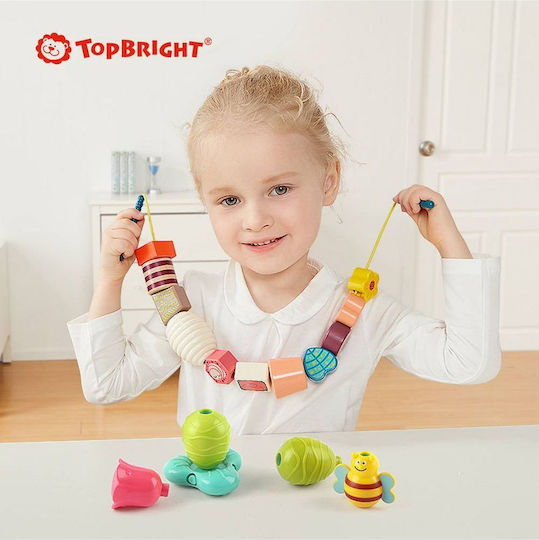Top Bright Building Blocks Animals Flowers for 1.5+ Years 16 Pieces