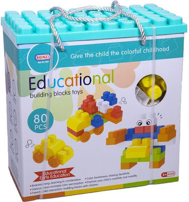 Plastic Educational Building Blocks for 3+ years 80pcs