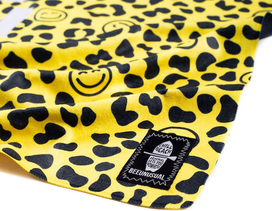 Bee. Unusual. Houba Πετσέτα Microfiber Σώματος 340gr/m² Διπλής Όψεως Αντιβακτηριδιακή 150x100εκ.
