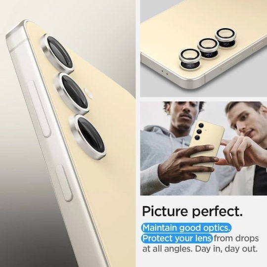 Spigen Optik Pro EZ Fit Προστασία Κάμερας Tempered Glass Κίτρινο για το Galaxy S24+