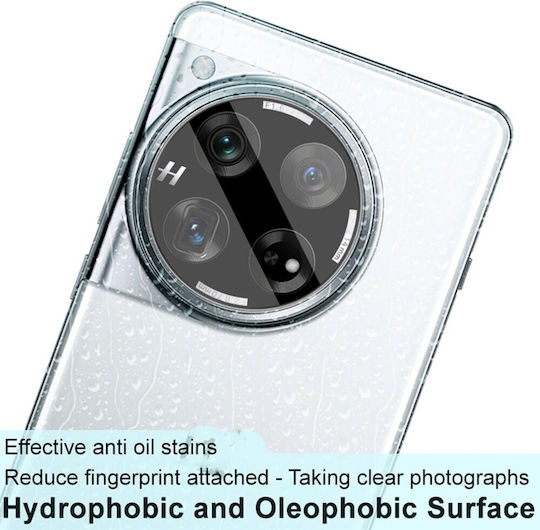 Προστασία Κάμερας Tempered Glass Μαύρο για το OnePlus 12
