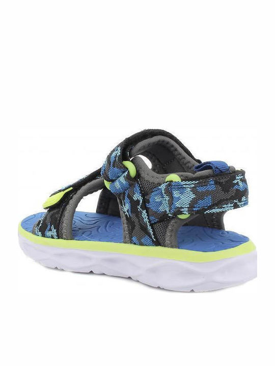 Kids' Sandals with Velcro & Lights Blue