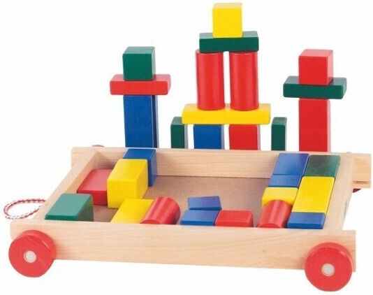 Woody Toys Τουβλάκια Ξύλινα για 2+ Ετών 34τμχ