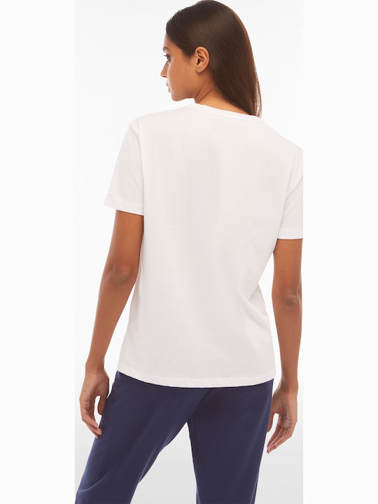 Γυναικείο Αθλητικό T-shirt Λευκό