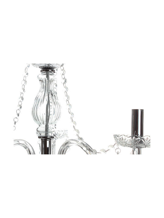 Keskor Candelabru 3xE14 Ø56cm cu Lemn 6004-3