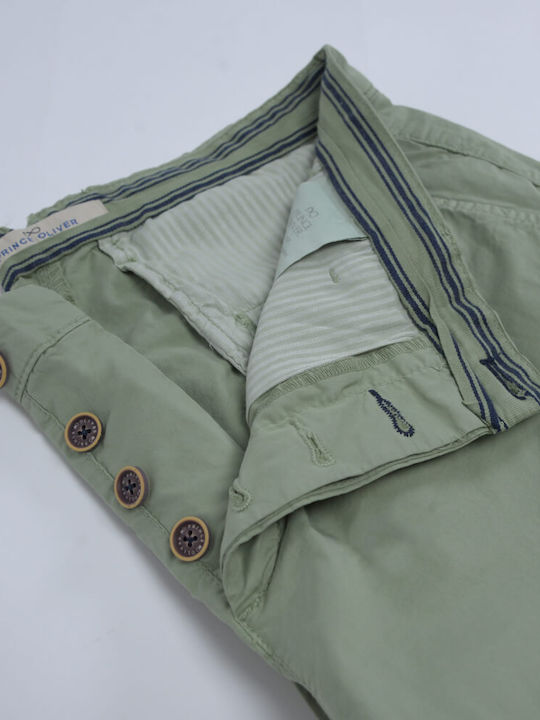 Prince Oliver Herrenhose Chino GREEN