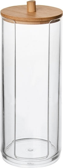 Box Reinigungspads Bambus Deckel 17,5 X 7 Cm
