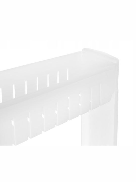 Rafturi de baie Raft Baie Plastic cu 3 Rafturi Albă