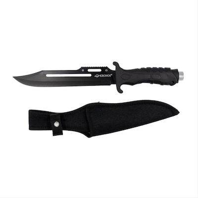 Kronos Knife Survival with Blade made of Stainless Steel in Sheath