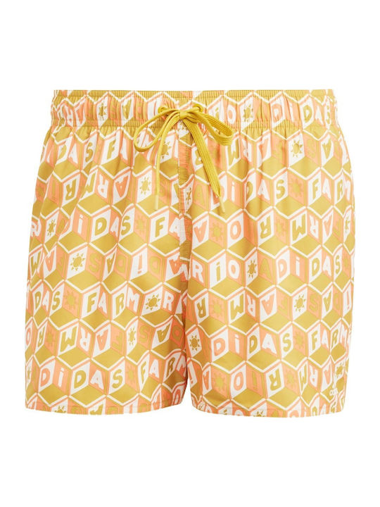 3-Stripes CLX Men's Swimwear Shorts Yellow