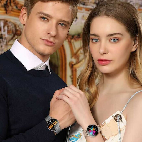 Manta Alexa 43mm Smartwatch με Παλμογράφο (Χρυσό)