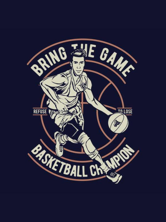 Takeposition Bring Game T-shirt Bărbătesc cu Mânecă Scurtă dark blue