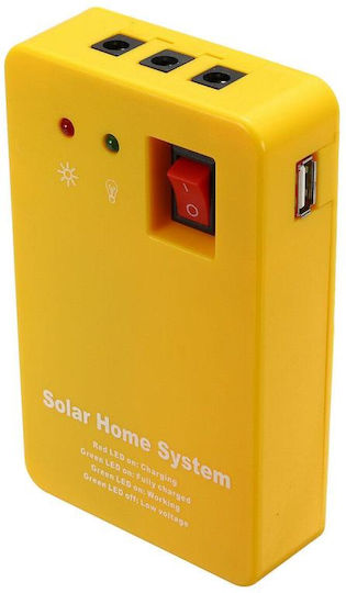 Portable Solar Panel Kit Ubx 2 X 1 W Bulbs Radio Mobile Phone Charging Function Ip33 Plastic