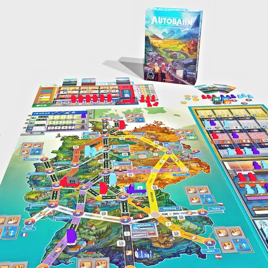 Настолна игра Autobahn за 1-4 играчи 14+ години (EN) Alley Cat Games