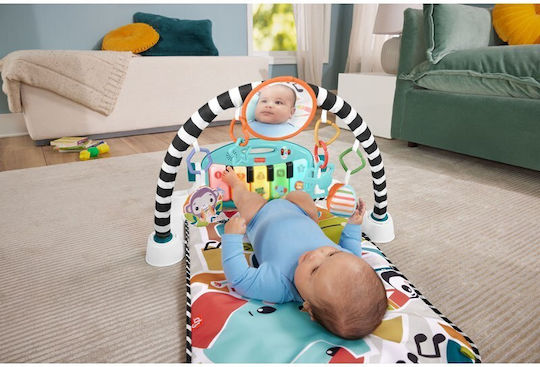 Fisher Price Kick & Play Baby-Spieldecken und -Gyms mit Musik für Neugeborene