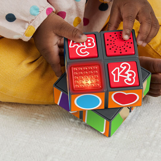 Fisher Price Куб за дейности Laugh Learn с музика и звуци за 9++ месеца