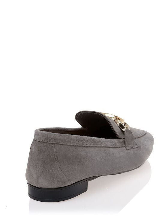 Women's Moccasins in Gray Color