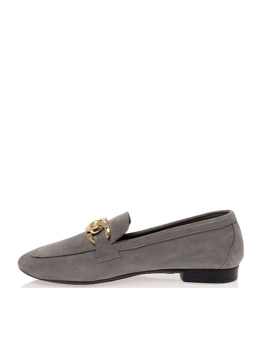 Women's Moccasins in Gray Color