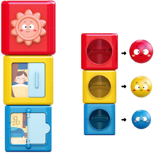 Hola Toys Jucărie Piramidă cu Sunete pentru 9++ Luni