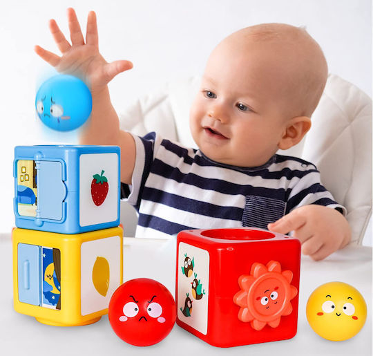 Hola Toys Jucărie Piramidă cu Sunete pentru 9++ Luni