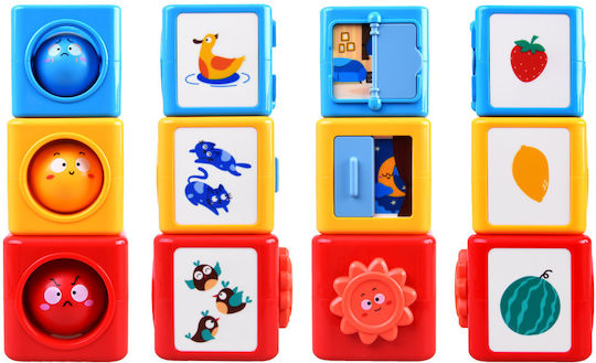 Hola Toys Jucărie Piramidă cu Sunete pentru 9++ Luni