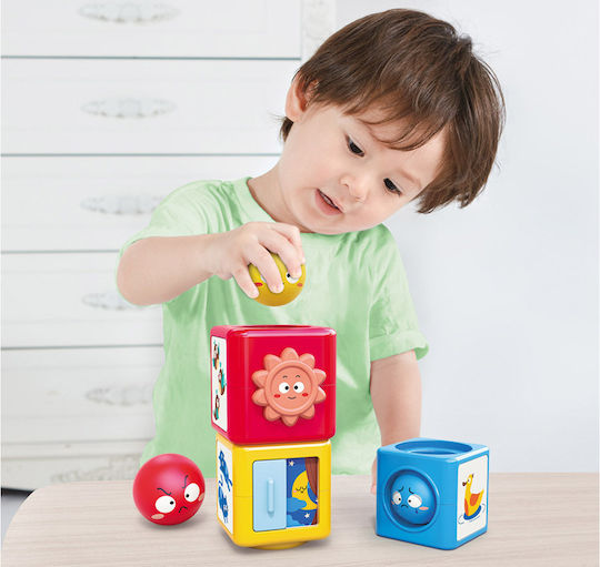 Hola Toys Jucărie Piramidă cu Sunete pentru 9++ Luni